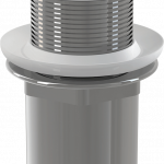 Izlietnes CLICK/CLACK noteka 5/4", metāla, bez pārplūdes, ar mazu aizbāzni, plastmasas un stikla izlietnēm, modelis A394 Alca