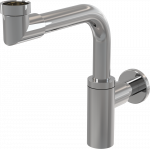 Сифон для умывальника DESIGN, металлический DN32, экономия места A403 Alca