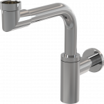 Сифон для умывальника DESIGN, металлический DN32, экономия места A403 Alca