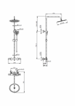Thermostatic Shower Column Rondo FuturBath - Image 7