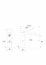 Bidet Mixer 3/8″ Allure FuturBath - Image 5