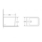 Напольный биде из коллекции Cube, FuturBath — изображение 2