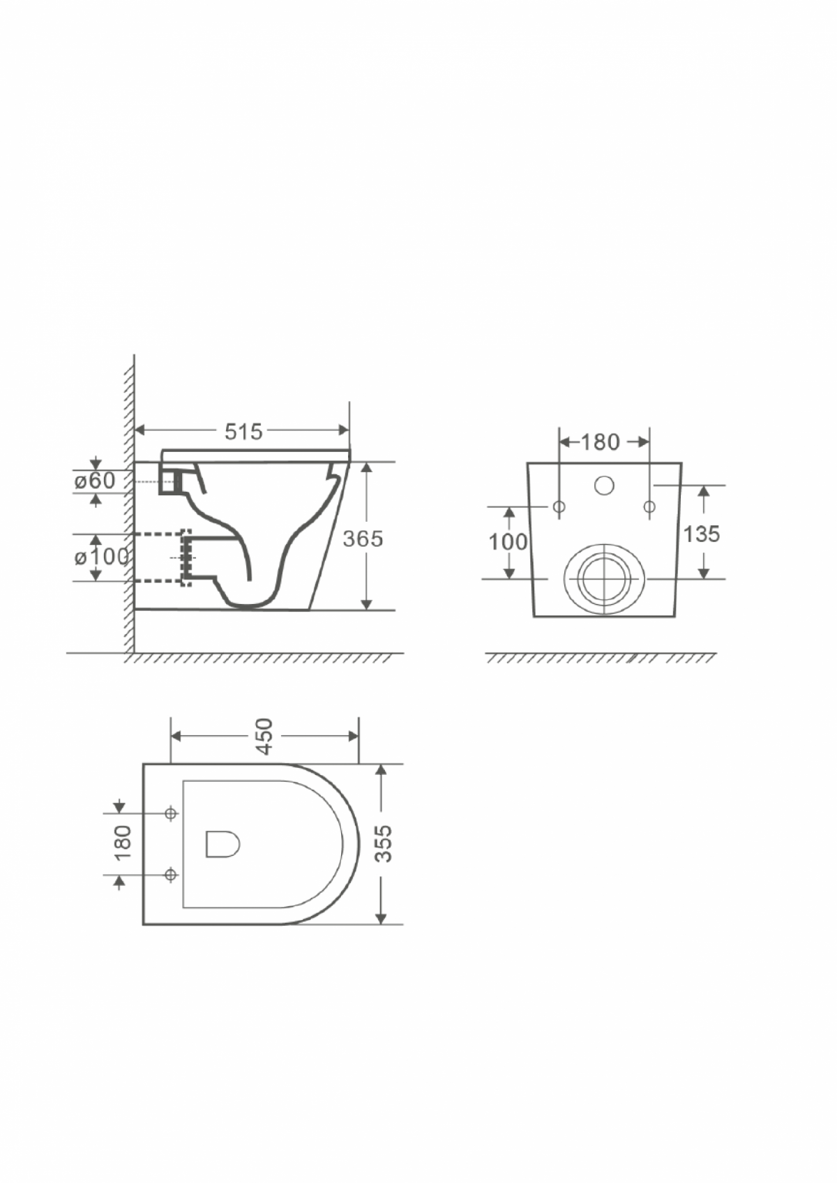 Подвесной унитаз из коллекции Roma FuturBath — изображение 2
