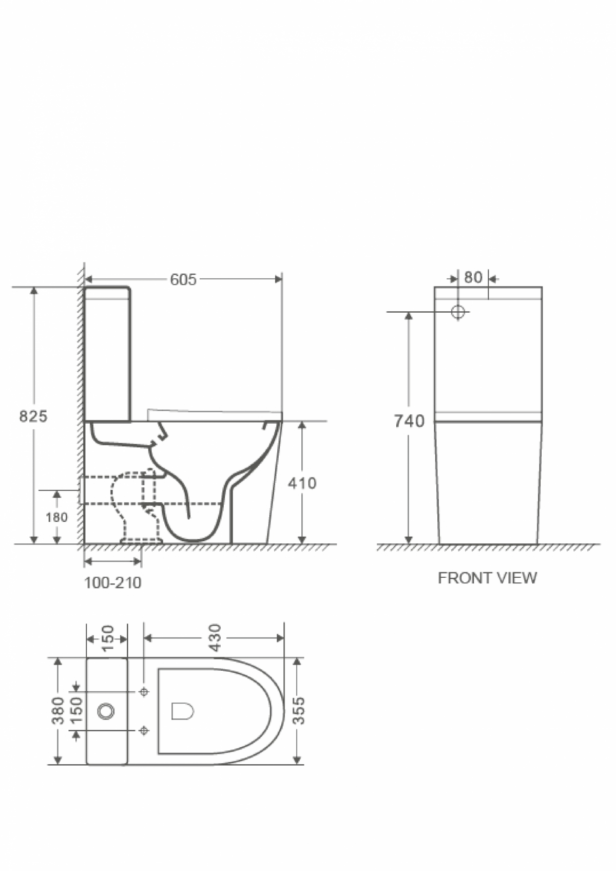 Коллекция Roma Туалет с закрытой муфтой FuturBath — изображение 4