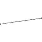 Dušas aizkara turētājs salikts, 1500 mm, nerūsējošais tērauds, pulēts