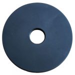 Melns gumijas pārsegs, melns