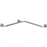 HELP: Foldable shower grab bar, brushed, stainless steel, matt