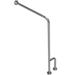 HELP: Foldable grab bar rightward, polished with cover, stainless steel