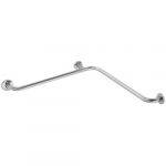 HELP: Поручень для душа с крышками, нерж. сталь, шлиф