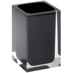 VISTA: Держатель зубных щеток отдельностоящий, черный