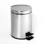 Waste bin, 30 l, stainless steel, polished