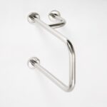 HELP: Oпopный пopучeнь, пpaвый, без крышек, белый