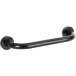 HELP: Roktura rokturis 400 mm, melns ar atloka pārsegu