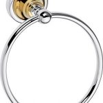 RETRO золото/хром: Полотенцедержатель круглый
