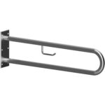 HELP: U formas rokturis ar TP turētāju 900 mm, nerūsējošais tērauds, pulēts, bez pārsega