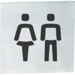 HOME: Табличка – Для женщин, квадрат, мат