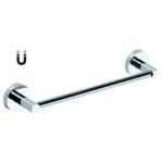 RAWELL: Magnētiskais dvieļu turētājs, 206 mm, pulēts