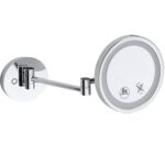 Kosmētiskais spogulis ar LED apgaismojumu, 200 mm