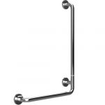 HELP: Foldable wall support grab bar rightward 890 mm, polished with cover, stainless steel