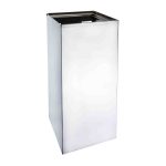 Pie sienas stiprināms atkritumu konteiners, 45 l, nerūsējošā tērauda, pulēts