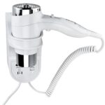 Фен настенный 1600Вт, белый