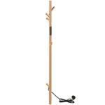 Heated towel rail 1180 mm, bar, 30W, stainless steel, polished, gold copper