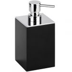 GAMMA: Brīvi stāvošs ziepju dozators 200 ml, melns