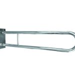 HELP: Salokāms U veida rokturis 850 mm, nerūsējošais tērauds, pulēts, ar vāku