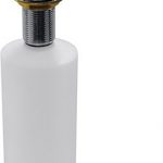 Встроенный дозатор для жидкого мыла, 470 мл, латунь/пластик, блеск