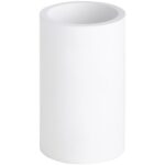 GAMMA: Apaļš, brīvi stāvošs zobu birstes turētājs, balts