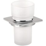 ORGANIC: Zobu birstes turētājs, nerūsējošais tērauds, stikls