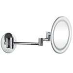 Cosmetic mirror with LED lighting, ø 225 mm