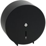 Jumbo-roll toilet paper dispenser, ø 260 mm, black