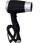 Фен без держателя, прямой провод, черный