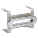 Integrated paper tissue dispenser, stainless steel, polished