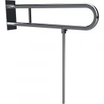 HELP: Salokāms U veida rokturis 813 mm, nerūsējošais tērauds, pulēts, ar vāku