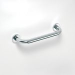 HELP: Grab bar 400 mm, stainless steel, polished, with cover