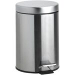 Waste bin 20 l, stainless steel, matt