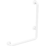 HELP: Sienas atbalsta rokturis, pa labi, 680 mm, balts, bez pārsega