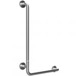 HELP: Foldable wall support grab bar leftward 890 mm, brushed with cover, stainless steel