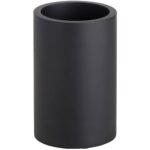 Rezerves bļoda WC birstei 145613320, apaļa, melna