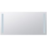 Mirror with LED lighting 1200 x 600 mm, touch sensor