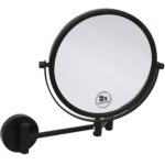 DARK: Divpusējs kosmētikas spogulis, ø 200 mm