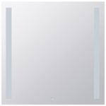 Spogulis ar LED apgaismojumu 800 x 800 mm, skārienjutīgs sensors