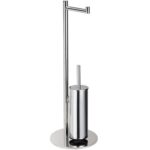 OMEGA: Brīvi stāvošs tualetes papīra un tualetes birstes turētājs