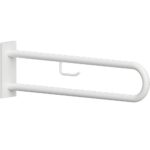 HELP: U formas atbalsta satvērējstienis ar TP turētāju 750 mm, balts, ar vāku