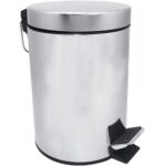 Atkritumu tvertne, 5 l, nerūsējošā tērauda, pulēta