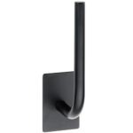 EASY: Rezerves tualetes papīra turētājs, melns