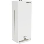 Spilventiņu dozators, nerūsējošā tērauda, pulēts, balts