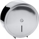 Jumbo-roll toilet paper dispenser, ø 310 mm, polished